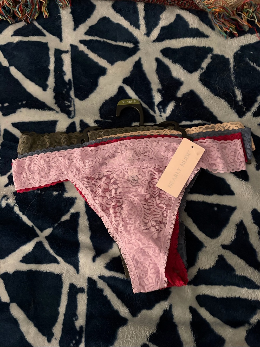 Lace Thong Panties 6 Pack